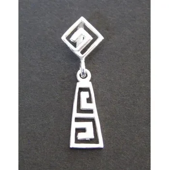 Přívěsek Visací lichoběžník - stříbrný přívěsek