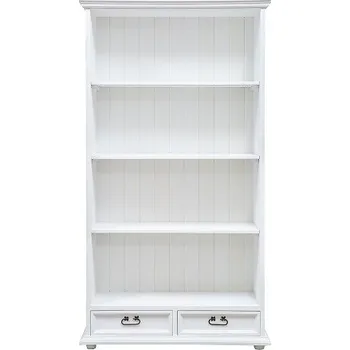 Knihovna Rustikální knihovna WHITE HOME REG01 Barevné provedení: Antická bílá K16 - antická bílá K16