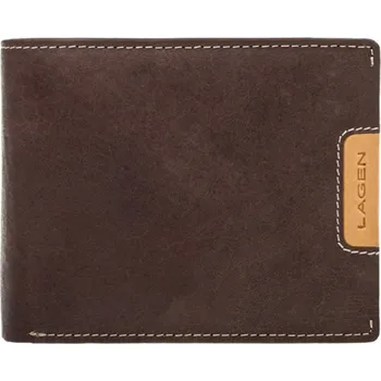 Peněženka LAGEN | Pánská kožená peněženka LAGEN 615196 hnědá | allBAGS.cz