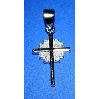 Přívěsek Kubistický keltský křít - stříbrný přívěsek