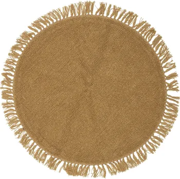 Koberec BLOOMINGVILLE Kulatý koberec LENEA žlutý 110cm 82052949
