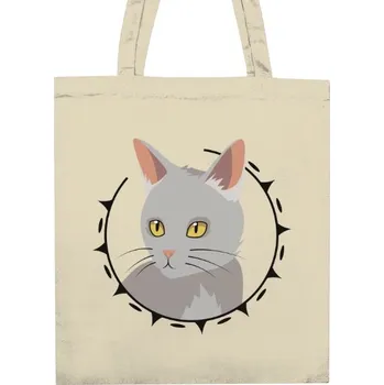 Nákupní taška unisex s potiskem Kočka