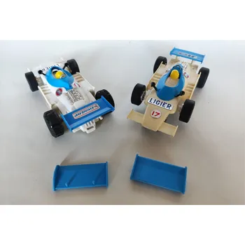 Příslušenství k autodráze Zadní křídlo Ligier 3D tisk modré