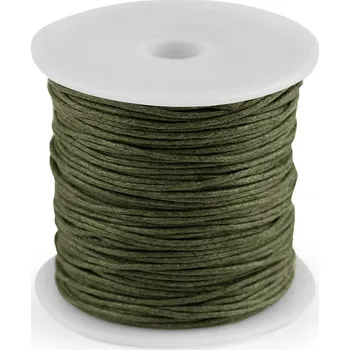 Příze Šňůra bavlněná Ø1 mm voskovaná