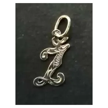 Přívěsek Písmenko Ž - stříbrný přívěsek - rhodiovaný