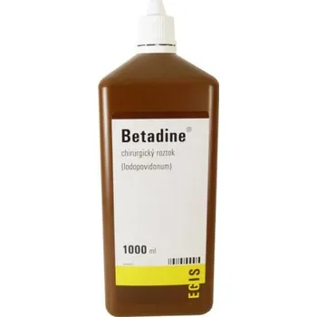 Lék na kožní problémy, vlasy a nehty Betadine drm.sol. 1 x 1000 ml hnědý