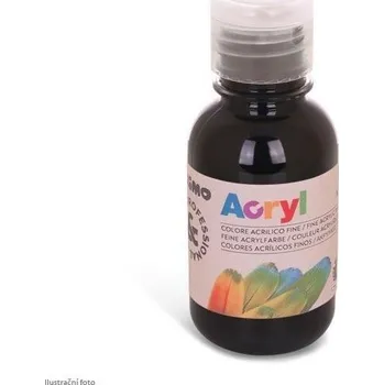 Vodová barva Akrylová barva PRIMO 125 ml č.800 - černá