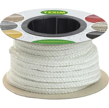 Texim Těsnící šňůra pletená pro kamna a krby 18 x 18 mm sklo