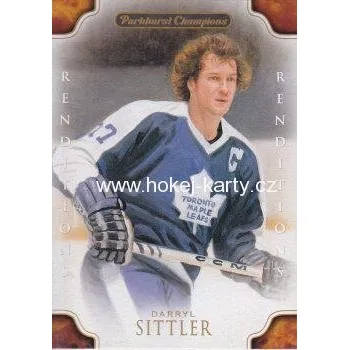 Karetní hra insert karta DARRYL SITTLER 11-12 Parkhurst Champions Renditions Color číslo 148