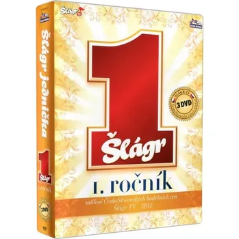 Česká hudba Šlágr jednička - 1.ročník, udílení hudebních cen Šlágr TV (3 DVD)