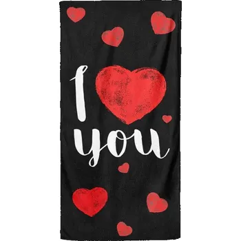 Osuška 140 x 70 cm - I love you