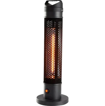 Teplovzdušný ventilátor SHX infračervené topení 800 W 3 m² černá