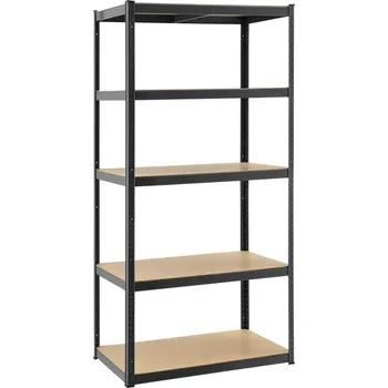 Dílenský regál Regál 100 x 60 x 200 cm šedý 5 polic