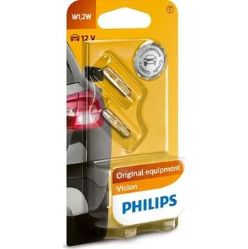 Autožárovka Philips 12516B2 Žárovka 12V W1,2W W2x4.6d