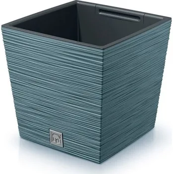 Květináč Květináč FURU SQUARE LOW modrý 30 x 29 cm