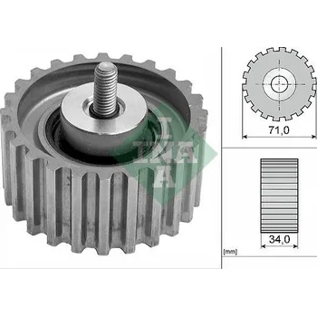 Auto-moto Vratná/vodicí kladka, ozubený řemen Schaeffler INA 532 0441 10
