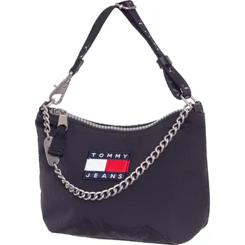 Kabelka TOMMY HILFIGER MALÁ DÁMSKÁ KABELKA TJW HERITAGE SHOULDER BAG BLACK AW0AW14112 0GJ