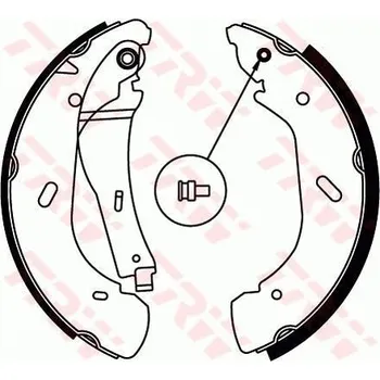 Brzdová čelist Sada brzdových čelistí TRW GS8690