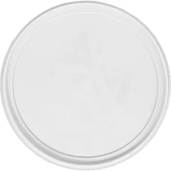 Jednorázové nádobí víčko na kbelík kulatý 10 000 ml, PP - bílé (10 ks/balení)