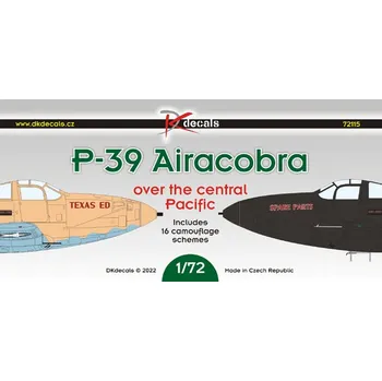Plastikový model 1/72 P-39 Airacobra o.Central Pacific (16x camo)