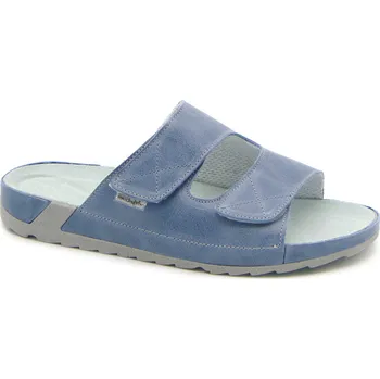 Pánská obuv MEDISTYLE pánský zdravotní pantofel VILÉM Barva: Světle modrá, Velikost EU: 42