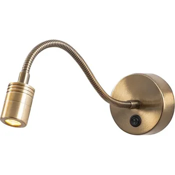 Nástěnné svítidlo Nástěnná lampa Reading I mosaz