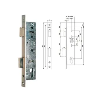 Dveřní kování NEMEF 9670 Panikový zámek (9670/35P KLIKA / KLIKA / 1ks)