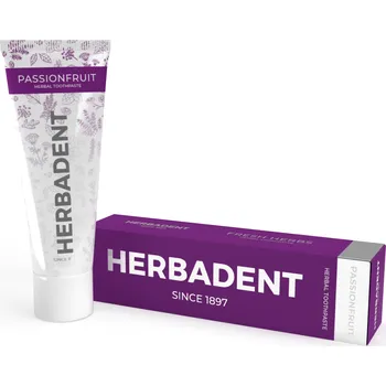 zubní pasta Herbadent Passionfruit bylinná zubní pasta s fluorem 75 g