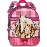 Dívčí batoh koníci 20618-2200 růžový/fialový, fabrizio