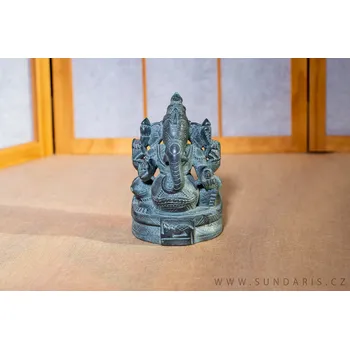 Kamenná Soška Ganéša 14 cm
