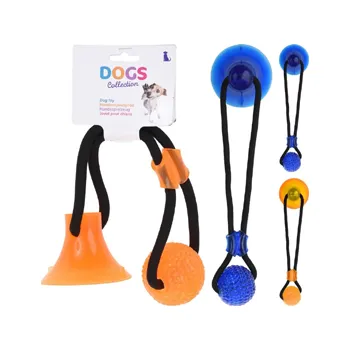 Hračka pro psa Hračka pro psa MÍČEK S LANEM 40x10,5x10cm, PH mix barev