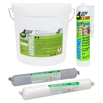 Tmel Akrotmel S2 - Jednosložkový akrylátový tmel (310ml / bor 61 / 1ks)