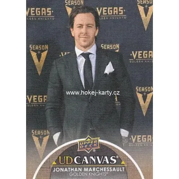 Karetní hra insert karta JONATHAN MARCHESSAULT 21-22 UD Ser. 2 Canvas číslo C202
