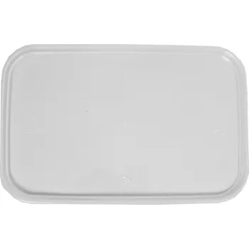 Jednorázové nádobí víčko na kbelík obdélníkový 10 000 ml, PP - transparentní (10 ks/balení)