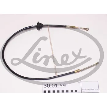 Lanko parkovací brzdy Tazne lanko, provozni brzda, , 36402G9501, 36402G9701, LINEX, 30.01.59