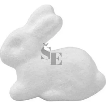 Velikonoční dekorace Polystyrenoví zajíčci 6cm 12ks BK-06, ARPEX