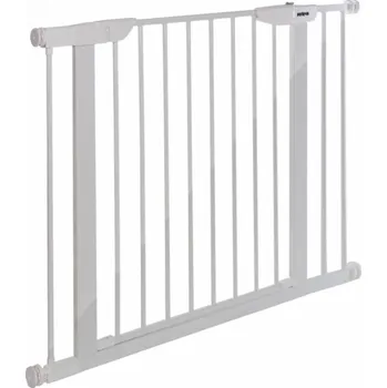 Dětská zábrana Max4b Brána, bezpečnostní zábradlí, chránící dveře, schody Max4b, rozpětí až 103 cm - bílá