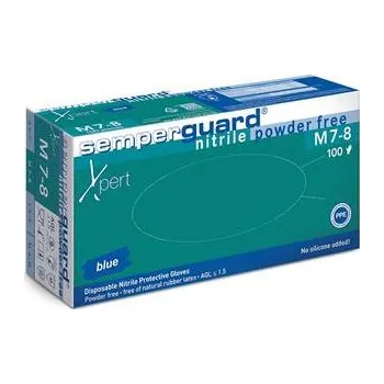 Pracovní rukavice Jednorázové rukavice SEMPERGUARD® XPERT - nepudrované - modré (100ks) Velikost: 7 A5055/07