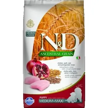 Krmivo pro psa N&D LG DOG Puppy M/L Chicken & Pomegranate - 12kg balení doprava zdarma Provedení: Puppy Chicken & Pomegranate ML, Hmotnost: 2,5kg