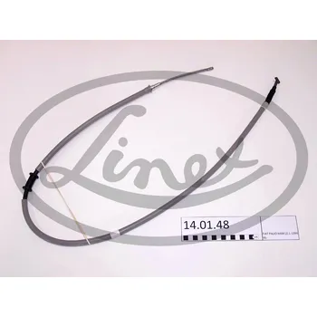 Lanko parkovací brzdy Tazne lanko, provozni brzda, 16516, LINEX, 14.01.48