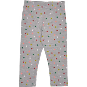 Dívčí kalhoty Dívčí tříčtvrteční legíny Puntíky 80