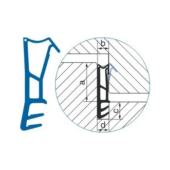 Stavební profil PROFIL 7350 ACF (bílá / 25m)