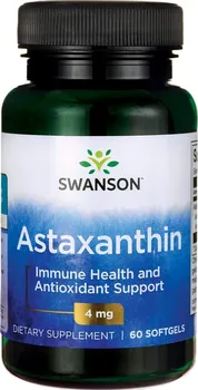 Přírodní produkt Swanson Astaxanthin 4 mg 60 cps.