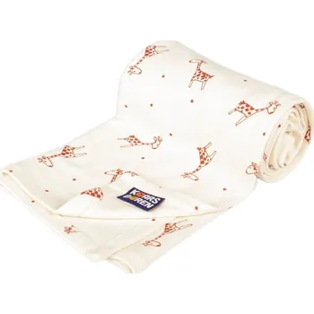 Dětská deka Kaarsgaren Letní deka 70x100cm z biobavlny žirafy