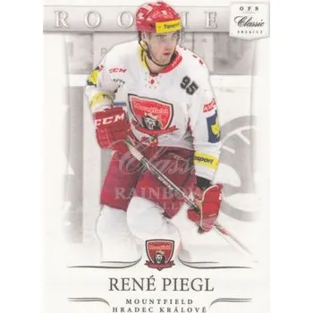 Sběratelská karetní hra paralel RC karta RENÉ PIEGL 14-15 OFS Classic Ser. 2 Rookie Rainbow /125