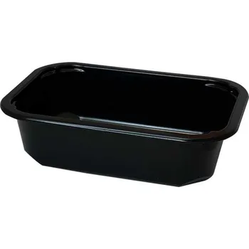 miska 160x112x45 mm 1-dílná, černá (384 ks/balení)