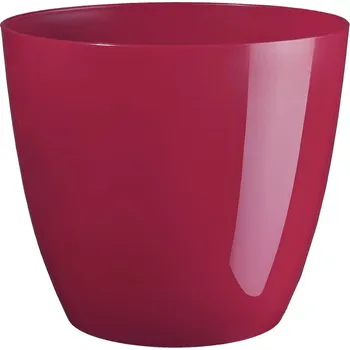 Obal na květináč Obal Ella - lesklá vínová 7 cm