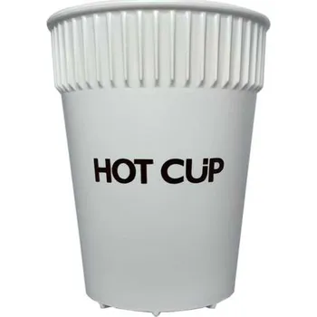 Jednorázové nádobí kelímek 200 ml, PP, béžový hot cup