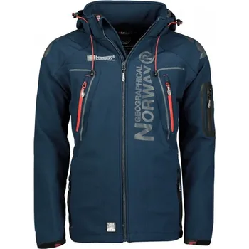 Pánská softshellová bunda GEOGRAPHICAL NORWAY bunda pánská softshell TECHNO M tmavě modrá