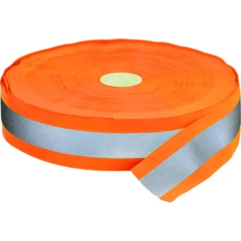 Reflexní páska kombinovaná - š. 50 mm - oranžová, balení 5 m